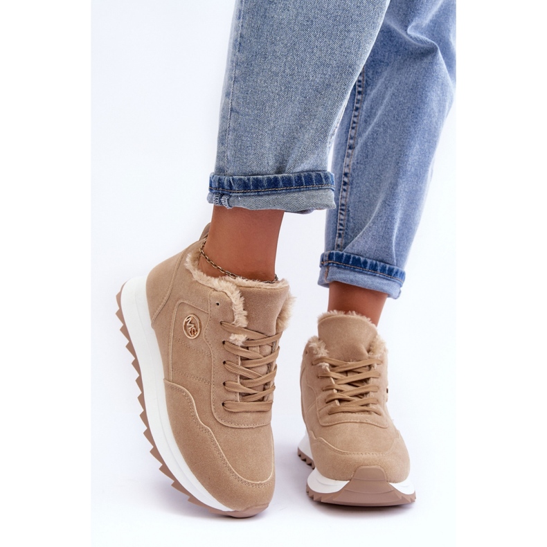 Step in style Sportschuhe Modell Adite TL233-63 Dunkelbeige – Treten Sie ein mit Stil 1