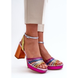 Step in style Sandalen Modell Da CR920 Mehrfarbig Pink – Treten Sie mit Stil ein 1