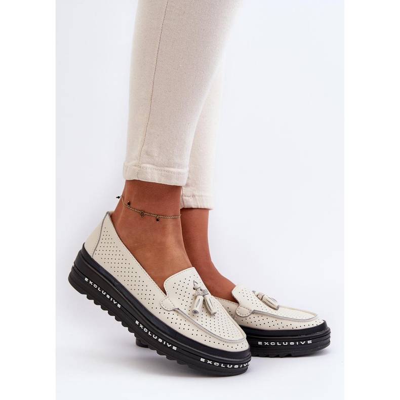 Step in style Mokassins Modell Assetnima 24PB18-7176 Beige – Treten Sie ein mit Stil 1