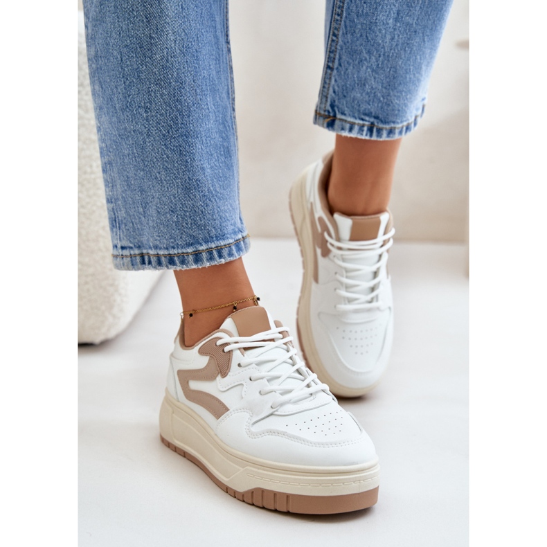 Step in style Sportschuhe Modell Henizore 1W-N3 Weiß/Beige – Treten Sie ein mit Stil 1