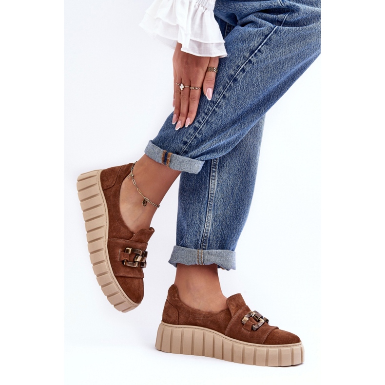 Step in style Schuhe Modell Lewski 3398 Brown Wildleder – Treten Sie ein mit Stil braun 1