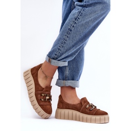 Step in style Schuhe Modell Lewski 3398 Brown Wildleder – Treten Sie ein mit Stil braun 2