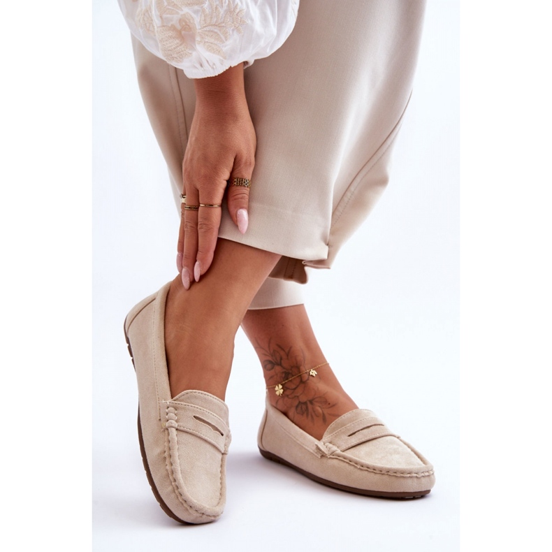 Step in style Mokassins Modell Lenvie FT245 Beige – Treten Sie ein mit Stil 1