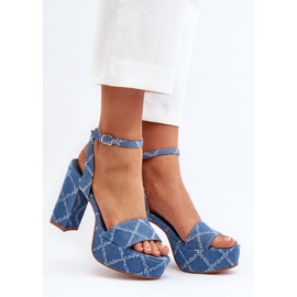Step in style Sandalen Modell Acrana JA-49 Blau – Treten Sie ein mit Stil 1