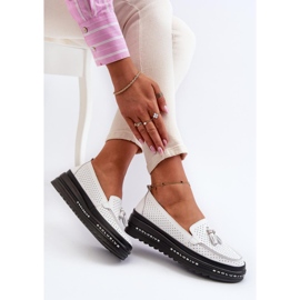 Step in style Mokassins Modell Assetnima 24PB18-7176 Weiß – Treten Sie ein mit Stil 1