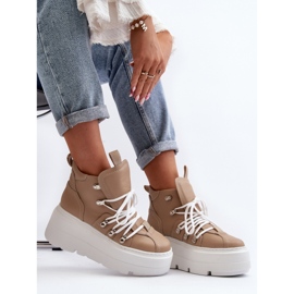 Step in style Sportschuhe Modell Zazoo 3416 Beige – Treten Sie ein mit Stil 1