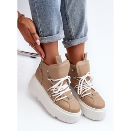 Step in style Sportschuhe Modell Zazoo 3416 Beige – Treten Sie ein mit Stil 2