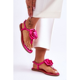 Step in style zehenstegsandalen-Sandalen Modell Carisma QQ-137 cFuchsia – Treten Sie ein mit Stil rosa 2