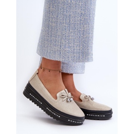 Step in style Mokassins Modell S.Barski LR400 Gold – Treten Sie mit Stil ein gelb 1