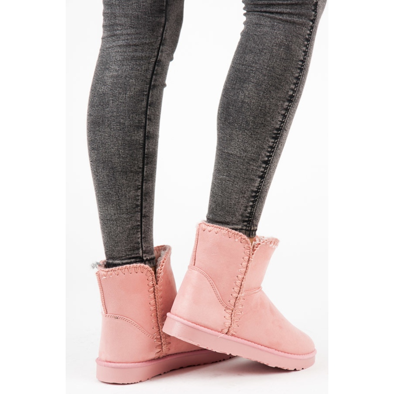 KYLIE Wildleder-Schneestiefel rosa 2