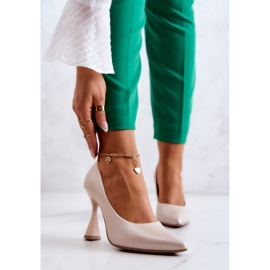 Lewski Shoes Beige Damenpumps 1