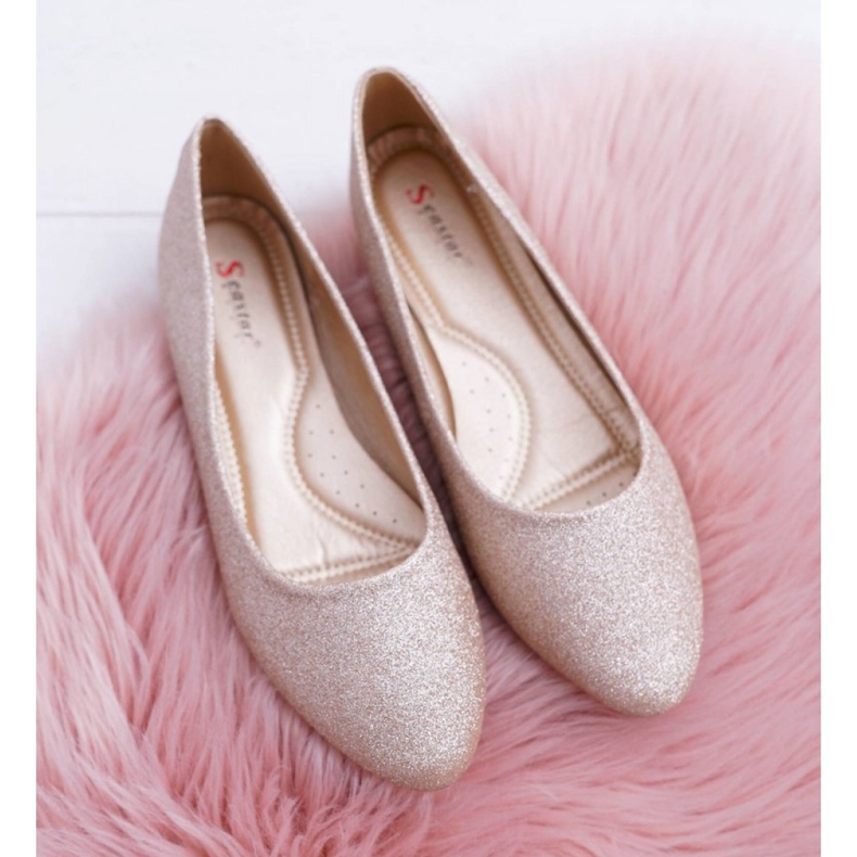 Step in style Ballerinas Modell Tiffy CC200P Gold – Treten Sie ein mit Stil gelb 2