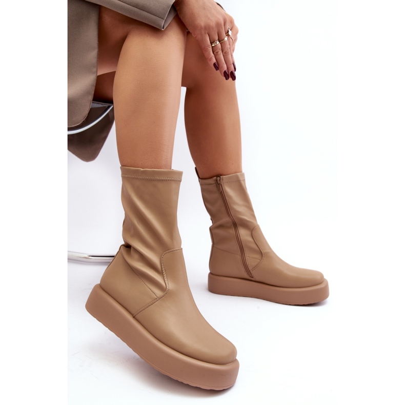 Step in style Stiefel Modell Algedi Y2195 Beige – Treten Sie ein mit Stil 1