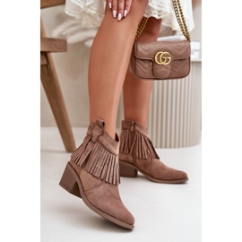 S.Barski Braune Damenstiefeletten 1