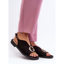 S. BARSKI Elegante Damensandalen von S.Barski schwarz 1