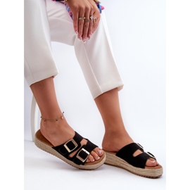 Sandale Flip-Flops Modell C-315 Schwarz 1