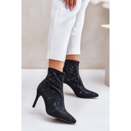 S.Barski HY42-161 Schwarze Stiefel 1