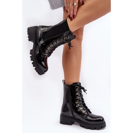 Step in style Arbeitermodell Charmea F33-1 Schwarzlack – Treten Sie ein mit Stil 2