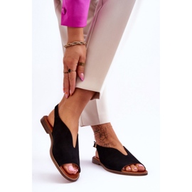 Step in style Sandalen Modell Lewski Shoes 3220/X Schwarzes Wildleder – Treten Sie ein mit Stil 1