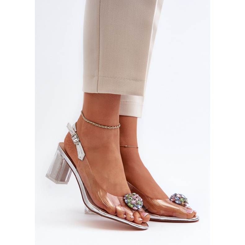 Step in style Sandalen Modell Da MR38-454 Silber – Treten Sie ein mit Stil grau 1