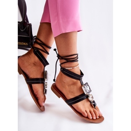 Step in style Schnürsandalen Modell HJ7081 Schwarz 2