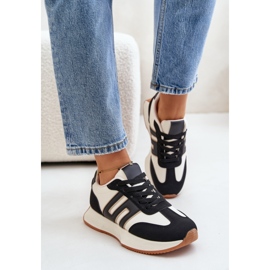 Modische Damen-Sportschuhe schwarz 1