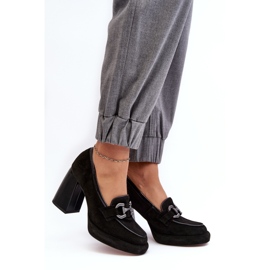 Damenpumps mit Verzierung Laura Messi 2706 500-173 schwarz 1