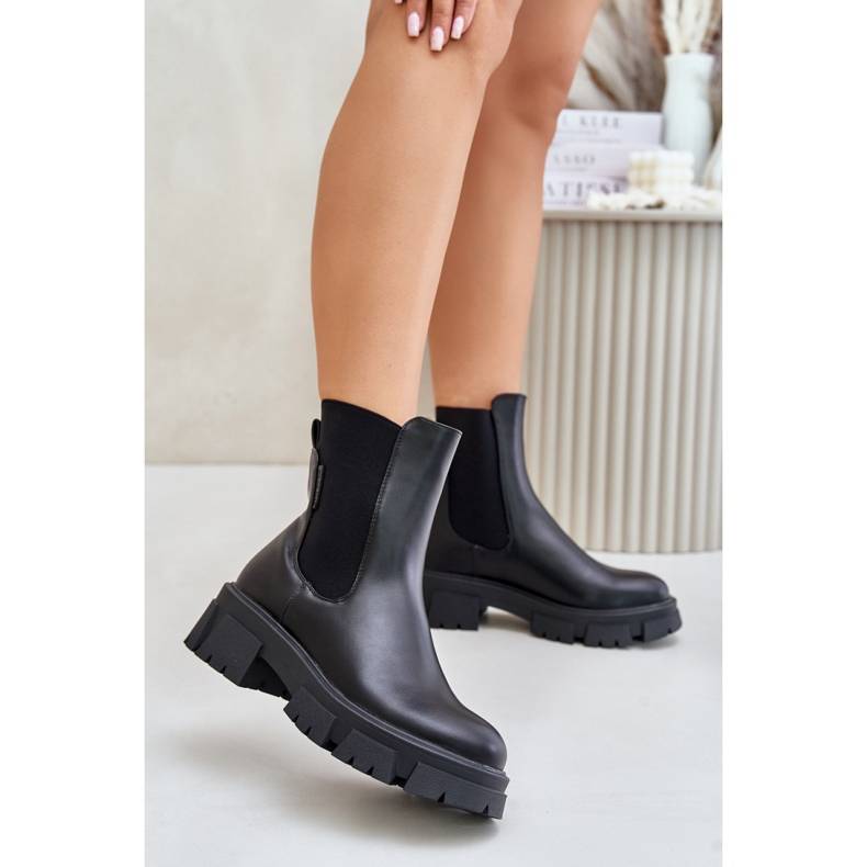 Isolierte Damenstiefel Big Star MM274071 schwarz 1