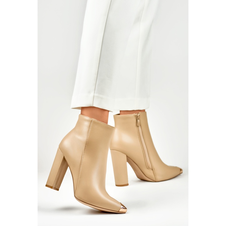 Stiefel Modell MS2055KH Dunkelbeige - PRIMO 2