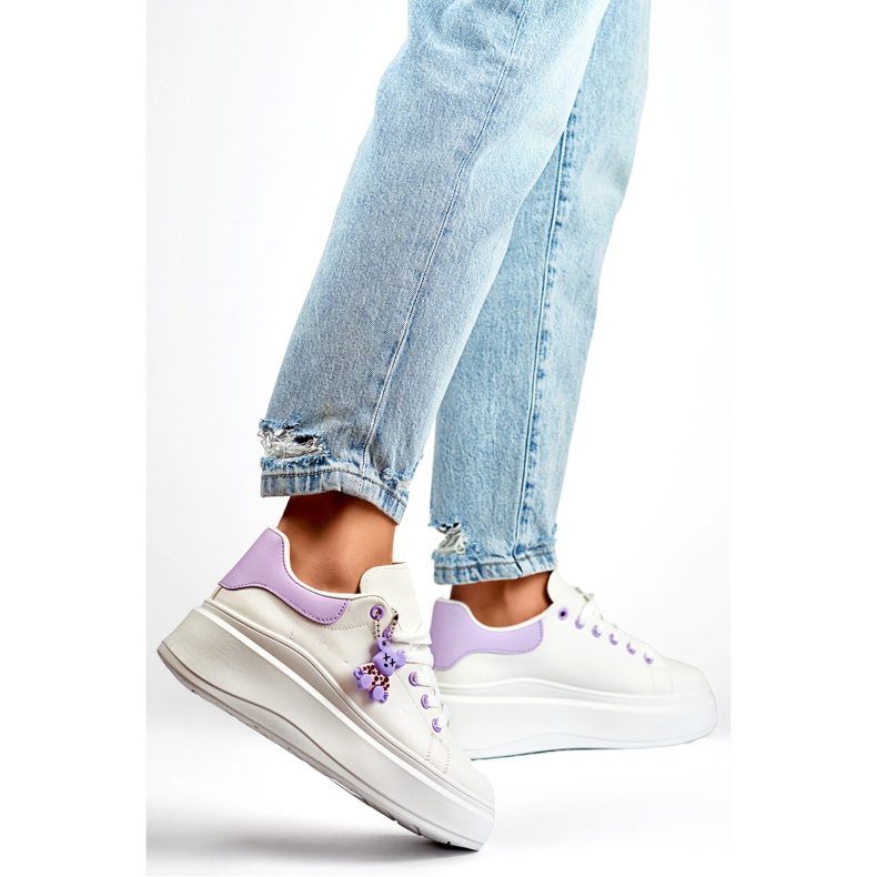 Damen-Sportschuhe LL23171PU weiß 1