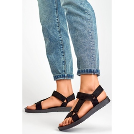 Sportsandalen für Damen LEI530B schwarz 1