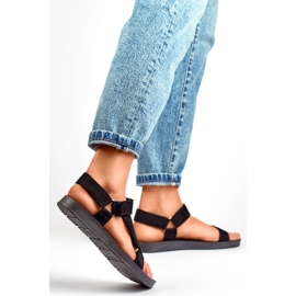 Sportsandalen für Damen LEI530B schwarz 2