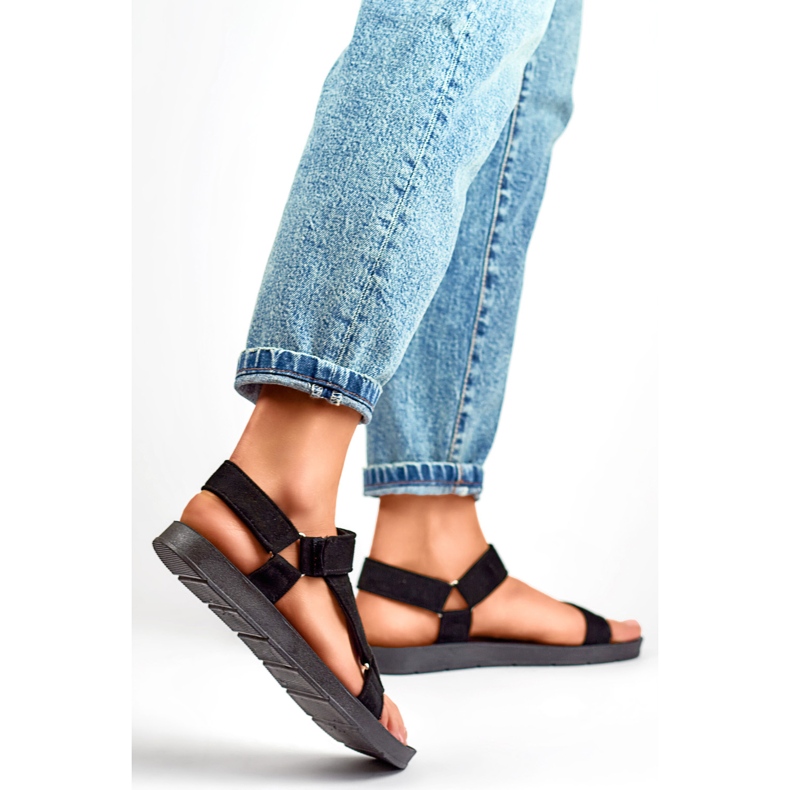 Sportsandalen für Damen LEI530B schwarz 2