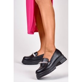 Damenschuhe mit Zirkonia B2732B, schwarz 2