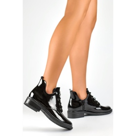 Damen Lackstiefel GD-DO619-B schwarz 1