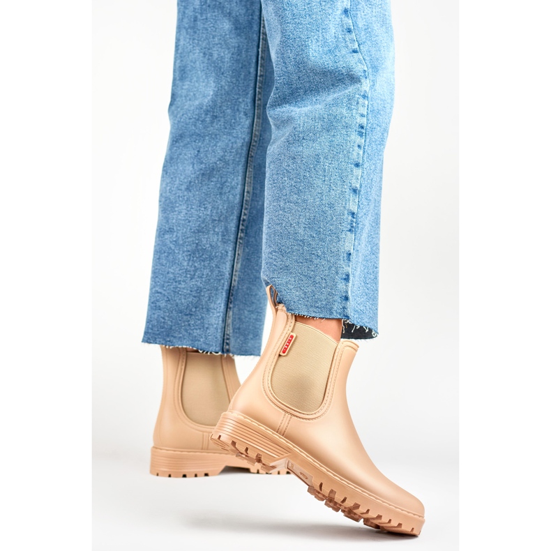 Damen-Gummistiefel S17BE, beige 1