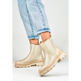 Chelsea-Stiefel Modell DES909BE Beige - PRIMO 2