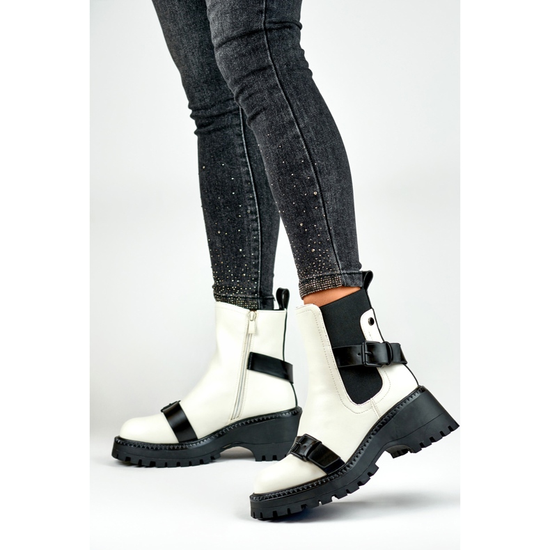 Damen-Arbeiterschuhe GD-BHRX7381W weiß 1