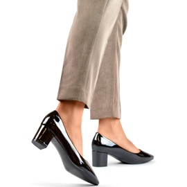 Damen-Lackpumps CIC-312B, schwarz 1