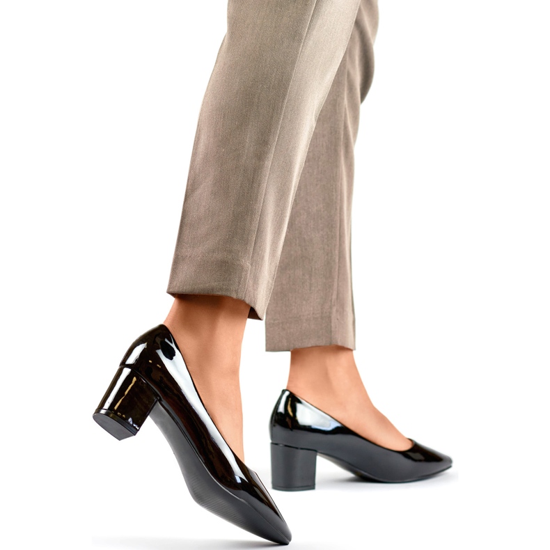 Damen-Lackpumps CIC-312B, schwarz 1