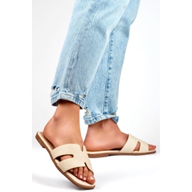 Sandale zehenstegsandalen Modell MTBL06BE Beige - PRIMO 2