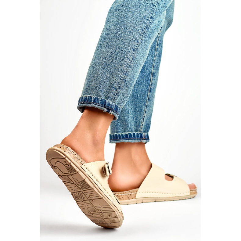 Damenhausschuhe G3178-7BE beige 1