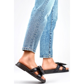 Sandale zehenstegsandalen Modell M1806B Schwarz - PRIMO 2