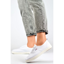 Niedrige Damen-Sneaker HB-6W Weiß 2