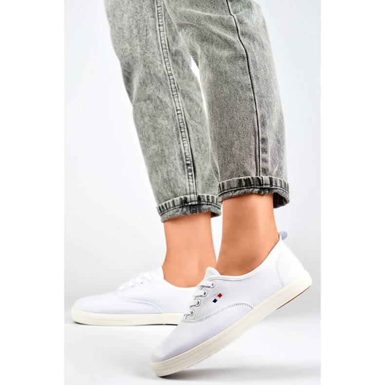 Niedrige Damen-Sneaker HB-6W Weiß 2