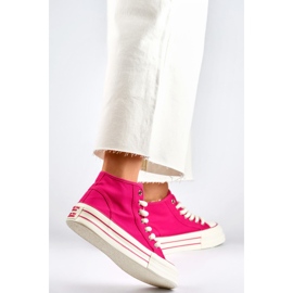 Plateau-Sneaker BL507FU Rosa 1