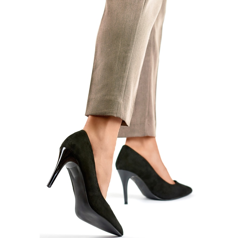 Klassische Damen High Heels B0-202B, schwarz 1