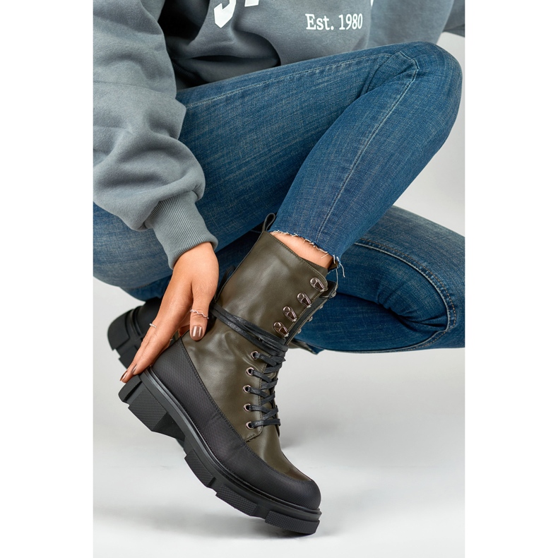 Arbeitermodell Garlin JH21-31GR Schwarz/Grün - PRIMO 1