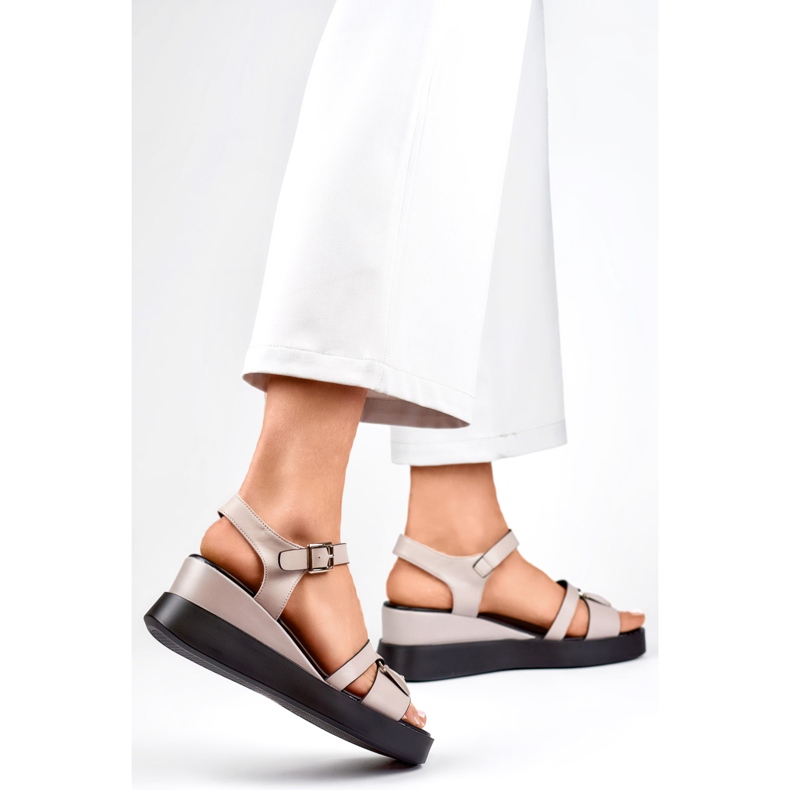 Damensandalen GD-LH2001T Beige 1