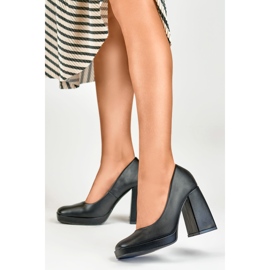 Damenpumps M045B, schwarz 2